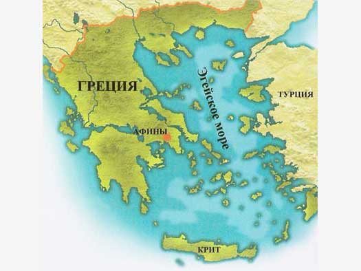 в какой области древней греции находились афины